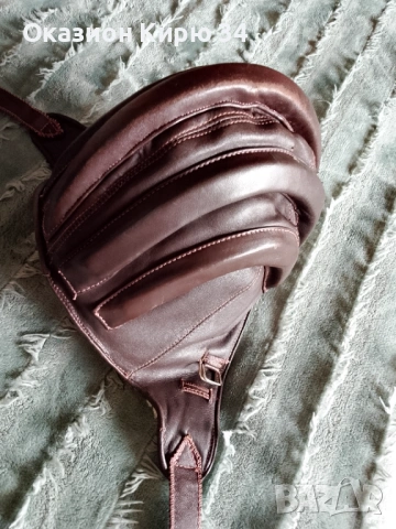 Кожено парашутистко боне Тройка кебапчета, снимка 9 - Шапки - 54230152