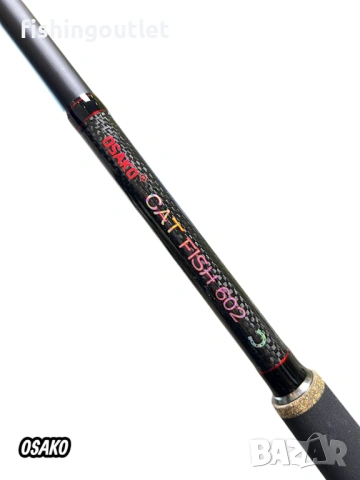 Въдица за тролинг и кльонк Osako Cat Fish 1.80m, акция до 1000гр, снимка 3 - Въдици - 54046626