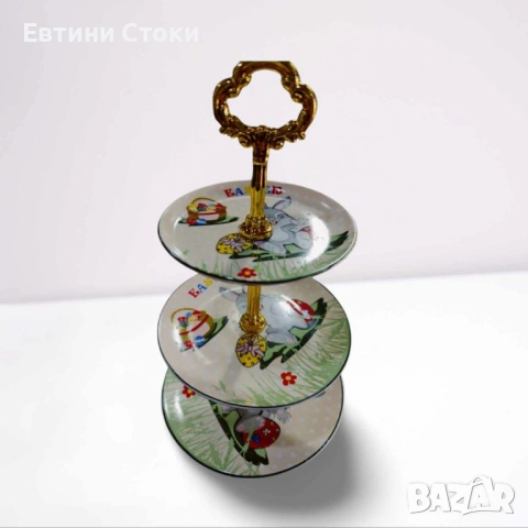 Великденско тройно плато „Зайче и яйце“, снимка 8 - Други - 54059051