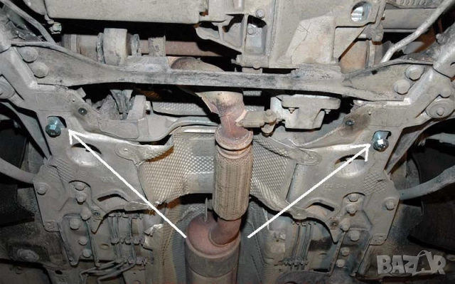 Метална кора под двигател и скоростна кутия Citroen C5 2008г +, снимка 4 - Аксесоари и консумативи - 52046714