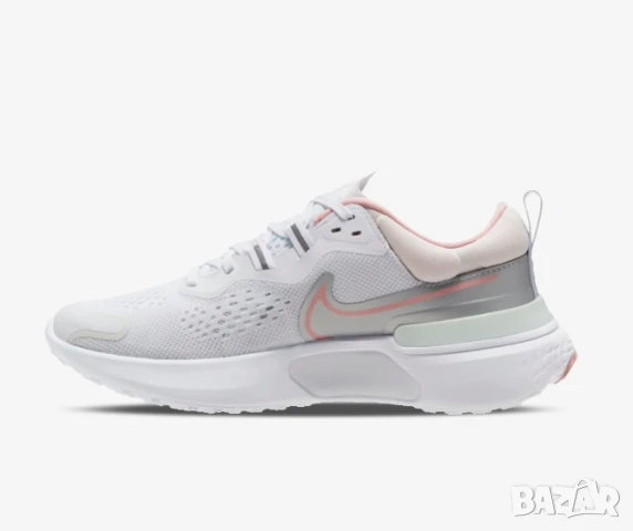 NIKE REACT MILER 2 CW7136-101 White, снимка 4 - Маратонки - 50704219