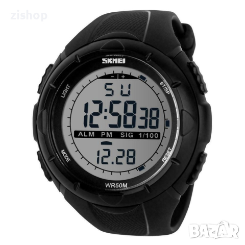 водоустойчив мъжки спортен часовник SKMEI кварц LED 1025 1258, снимка 2 - Мъжки - 44958536