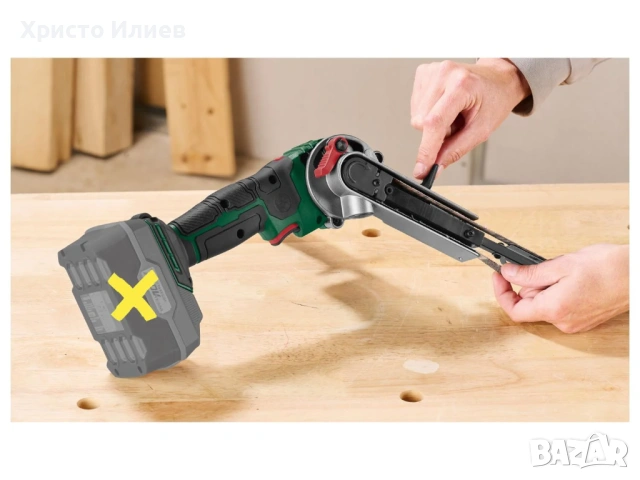 Акумулаторна Лентова Пила PARKSIDE PBFA 20-Li A1 , снимка 8 - Други инструменти - 53782625