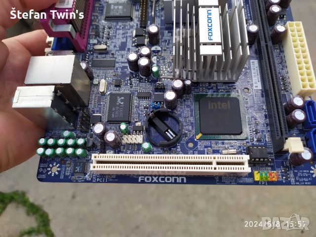 ✅ Работеща дънна платка: Foxconn 45CS/45CSX Intel(R) Atom(TM) CPU 230 1.60GHz, снимка 11 - Дънни платки - 46182582