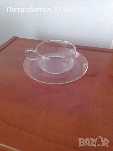 продава се сервиз за чай от йенско стъкло, снимка 2 - Сервизи - 53660566
