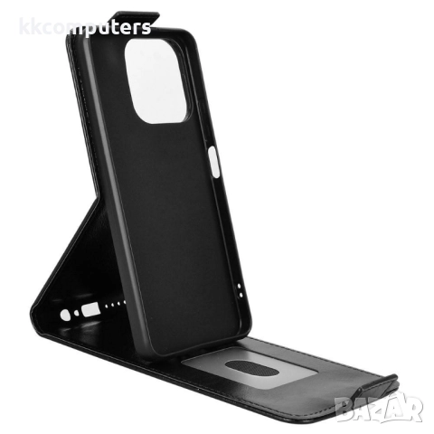 Realme Note 70T / Realme C71- Кожен калъф с магнитен клип, Стенд и Холдер за Карти + Протектор | Цвя, снимка 5 - Калъфи, кейсове - 52121255