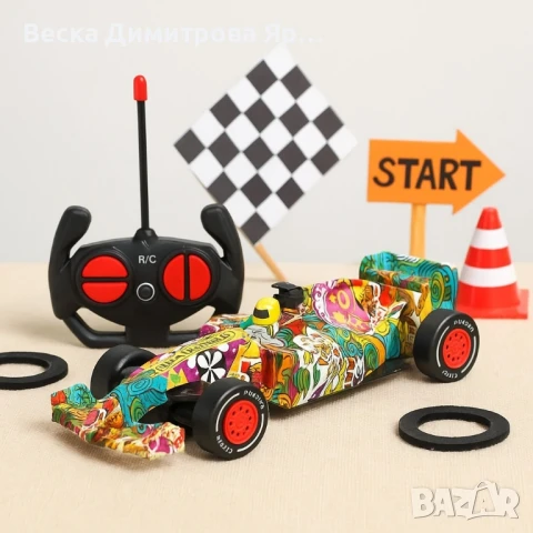 Състезателна Кола 1:18 с дистанционно управление – Уличен стил и бързина в дланта, снимка 2 - Коли, камиони, мотори, писти - 50980201