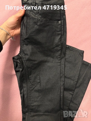 Кожен панталон Stradivarius, снимка 3 - Панталони - 53703031