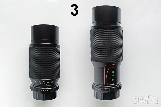 Обективи на PENTAX K mount - ръчен фокус, снимка 8 - Обективи и филтри - 53371156