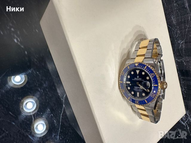 Rolex Submariner 18 K gold  Като НОВ!, снимка 5 - Мъжки - 46711153