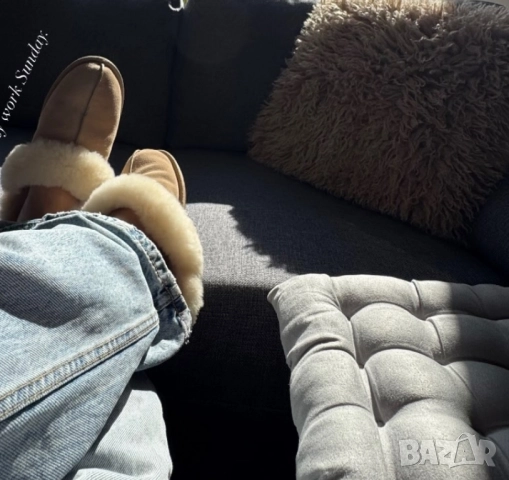 пухени пантофи тип UGG