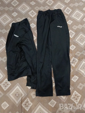 Оригинален мъжки екип анцунг Adidas - размер S, Черен, снимка 4 - Спортни дрехи, екипи - 53474995