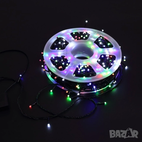 Водоустойчиви коледни LED лампички „Звездно небе“ – 50 метра, 240 светлини 🎄✨, снимка 7 - Други - 51990869