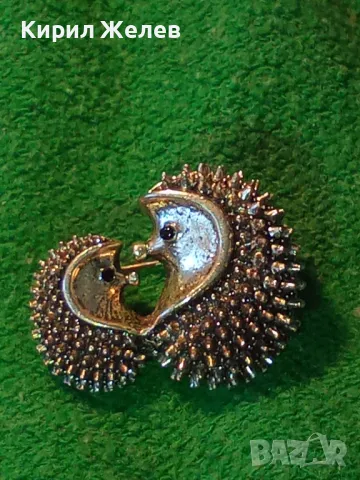 Две СЛАДКИ ТАРАЛЕЖЧЕТА ПОСРЕБРЕНА ФИГУРАЛНА ВИНТИДЖ АРТ БРОШКА 48766, снимка 11 - Други - 48160455