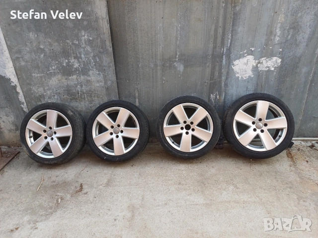 джанти с гуми 17 5х112, снимка 2 - Гуми и джанти - 53864846