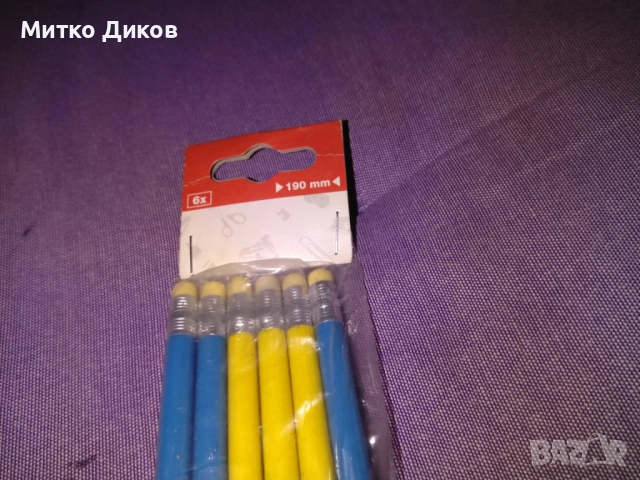 6 броя моливи нови, снимка 2 - Ученически пособия, канцеларски материали - 52902524