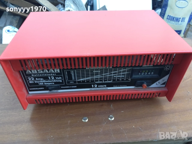 ABSAAR 22AMP=12V ГОЛЯМО ЗАРЯДНО ОТ ГЕРМАНИЯ 2310251700
