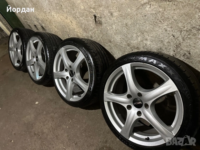 Оферта!18” Джанти Ronal за BMW 5x120 с гуми Maxxis – Отлично състояние, снимка 2 - Гуми и джанти - 53786855
