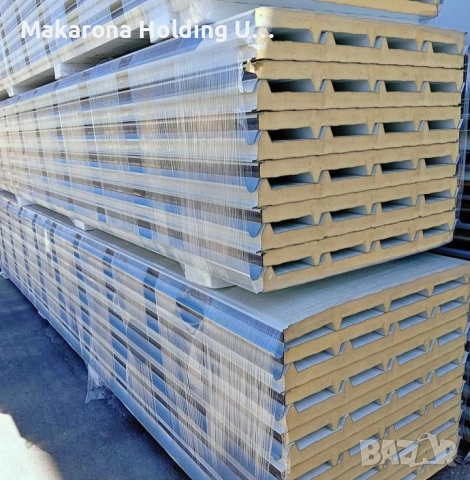 Покривен термопанел 5 ребра 40мм дебелина 7,5м дължина 14бр в пачка