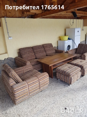 Холна гарнитура заедно с масичка, снимка 2 - Дивани и мека мебел - 53073130