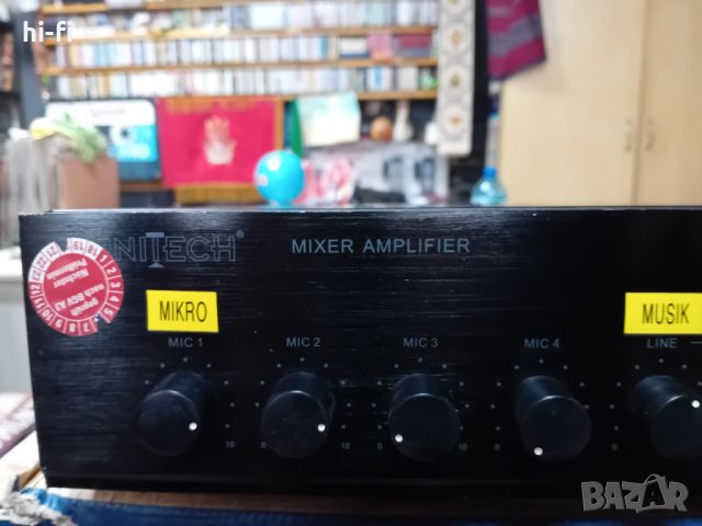 Unitech uma 6120 mixer amplifier, снимка 7 - Ресийвъри, усилватели, смесителни пултове - 45654536