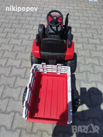 NEBRASKA акумулаторен трактор с ремарке DALLAS червен, снимка 7 - Други - 53849243