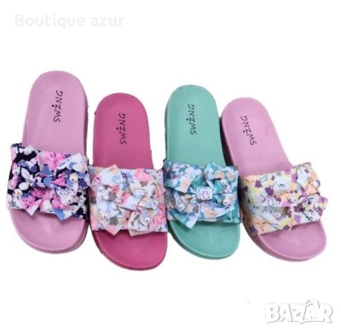 Дамски плажни чехли с уникален цветен дизайн за весело и ярко лятно настроение, снимка 3 - Чехли - 45400001