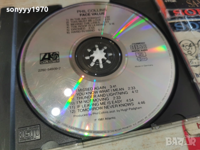 PHIL COLLINS CD MADE IN GERMANY 1003261638H2E6R, снимка 16 - CD дискове - 53784022