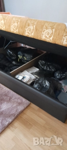 Нова спалня тапицирана с повдигащ механизъм, снимка 7 - Спални и легла - 51960210