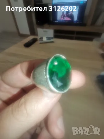 Мъжки сребърен пръстен 925 размер 65-66