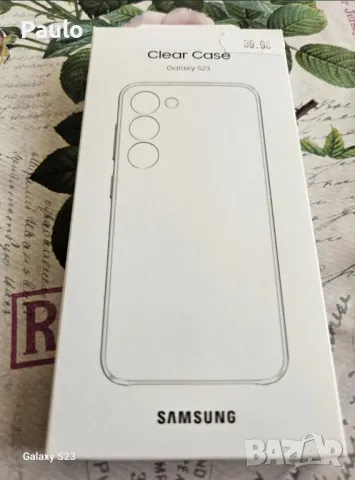 samsung s23 калъф/гръб-оригинал, снимка 1 - Калъфи, кейсове - 49546488