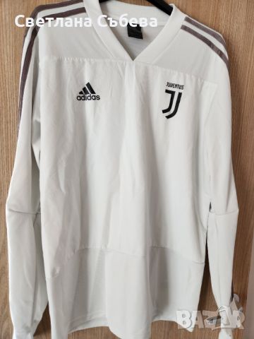 Juventus adidas оригинална Памучна Блуза Ювентус L, снимка 1 - Спортни дрехи, екипи - 45585281