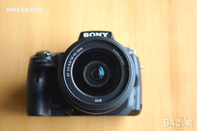 Sony a55v 18-55 mm AF , 75-300mm AF., снимка 3 - Фотоапарати - 45978147