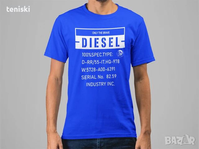 Тениски DIESEL принт, снимка 6 - Тениски - 42352476