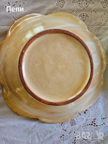 Керамична фруктиера, снимка 3 - Антикварни и старинни предмети - 52140127