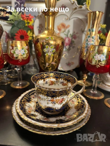 Edwardian Crown Staffordshire England  Circa 1907 - великолепен, и уникално красив Код P1888, снимка 11 - Декорация за дома - 53332078