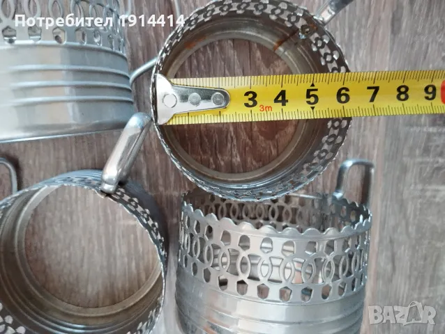 Метални поставки за стъклени чаши, снимка 9 - Чаши - 49756114