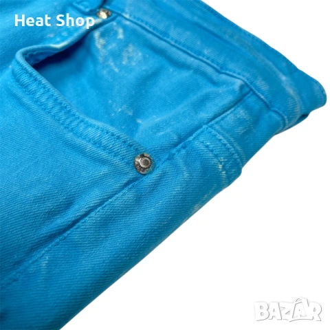 Дамски дънки Versace Jeans Radiant Blue Skinny Jeans, снимка 5 - Дънки - 54223463