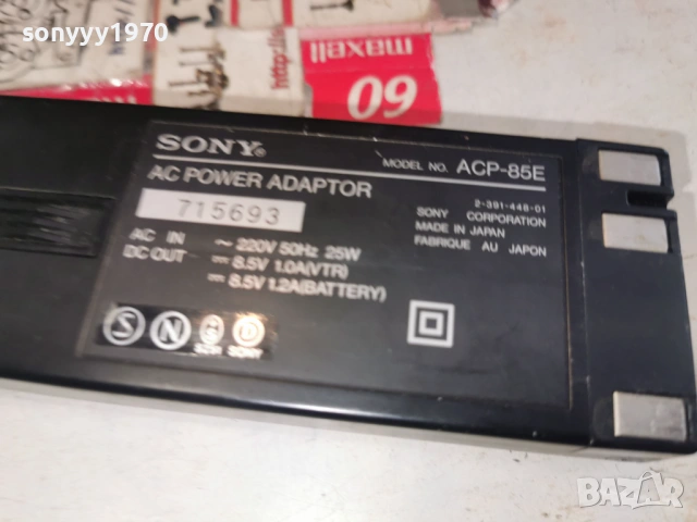 sony acp-85e charger-внос swiss 2201261647, снимка 3 - Камери - 53190715