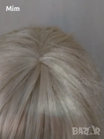 35 см. Руса перука с бретон , снимка 3 - Аксесоари за коса - 51124384