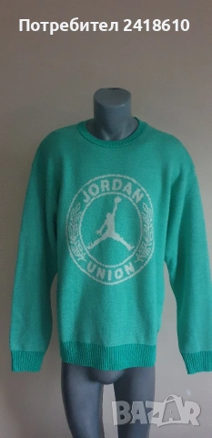 Jordan X Union Knit Sweater Mens Size L ОРИГИНАЛ! Мъжки Пуловер!, снимка 11 - Пуловери - 53627291