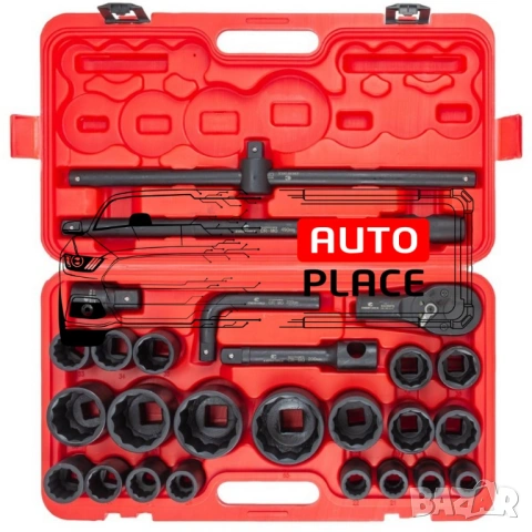 Гедоре с ударни вложки 26 части 3/4 12-стенно EverForce