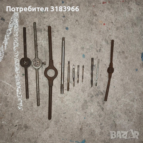 метчик лот 6 броя и върток, снимка 2 - Други инструменти - 54102465