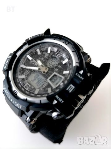 Мъжки моден светещ мултифункционален спортен електронен часовник,, снимка 3 - Водоустойчиви - 46466447