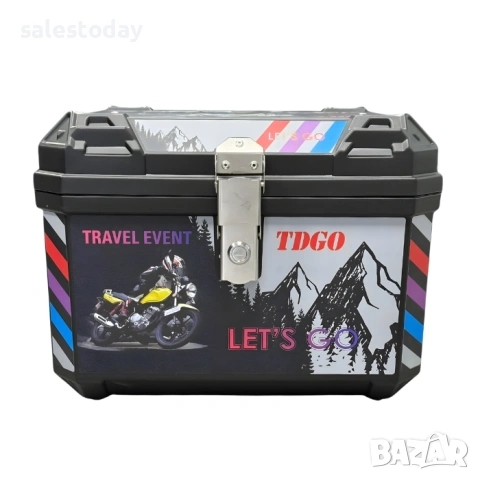 Куфар за мотор, скутер или АТВ, Motorcycle helmet case, 57 литра