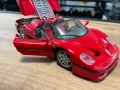 Метална колекционерска количкa модел BBURAGO FERRARI F50 мащаб 1:24, снимка 4