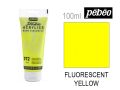 Акрилна боя 100 мл. fluorescent yellow N:372, снимка 1 - Други - 45248876
