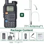 Радиостанция QUANSHENG UV-5R Plus 5W 50-600MHz FM Авио честоти Промо, снимка 3