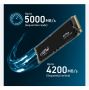 1TB Crucial P3 Plus Gen4 PCIe NVMe SSD 1000GB Read 5000MB/s Write 4200MB/s на 4 дни НОВ 1ТБ 1000ГБ, снимка 1 - Твърди дискове - 45407981