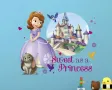 2 вид Принцеса София Първа Sofia the First стикер лепенка за стена мебел детска стая, снимка 1